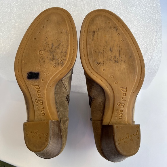 PAUL GREEN RILEY TAUPE SUEDE ROUND TOE ANKLE BOOTIE UK 3.5 (US 6) - Picture 13 of 14